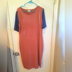 Lularoe XL Julia short dress NWT solids 16 18 plus
